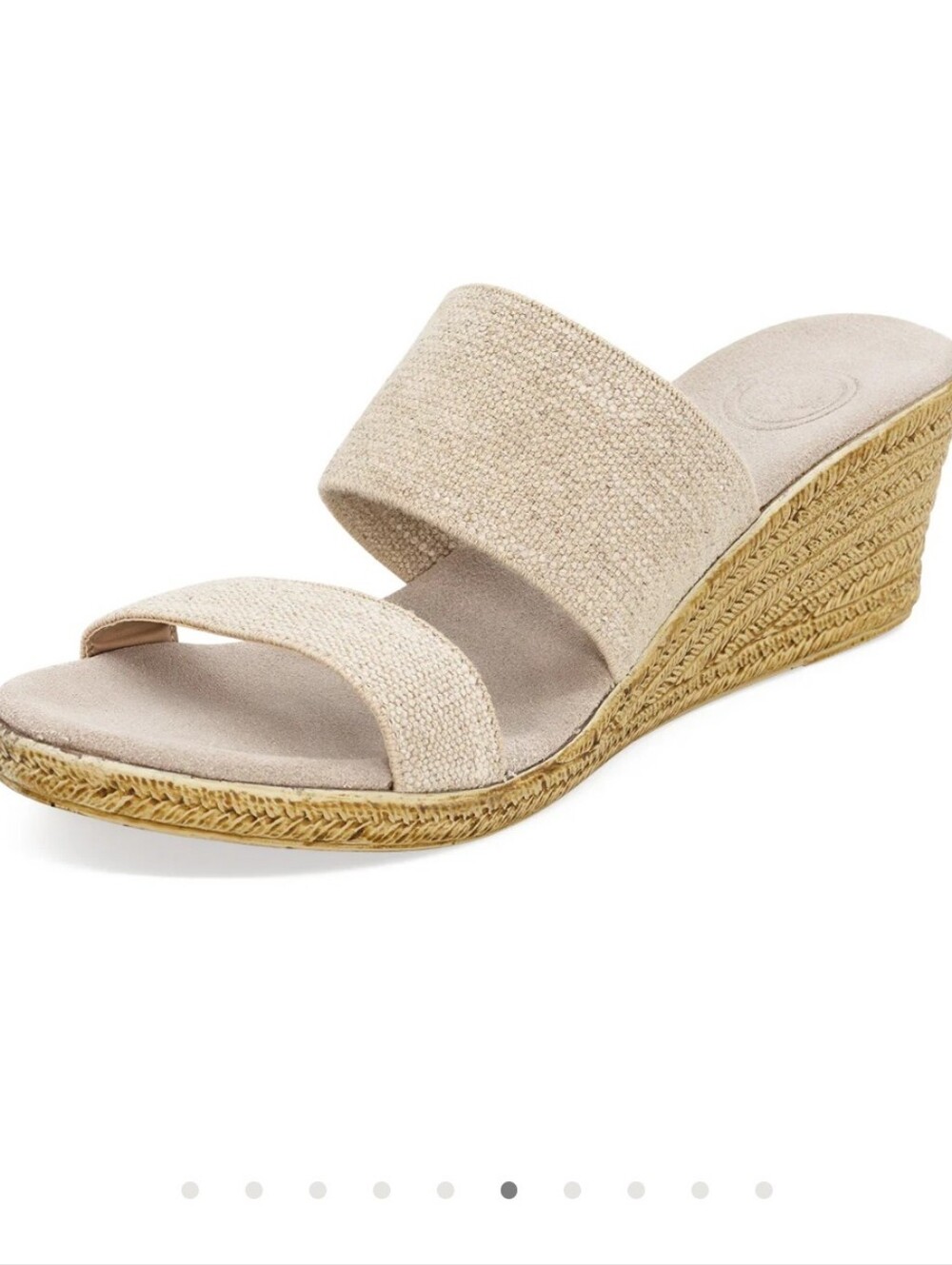 Charleston Shoe Company Backless Cooper, Linen Color, Size 10